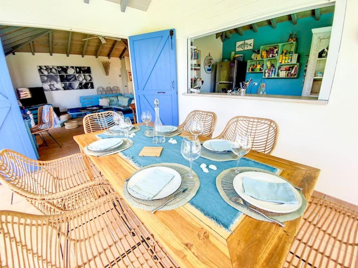 Aquamarine, Private Room In Villa Casa Blue Pool Sea View Koolbaai Eksteriør billede